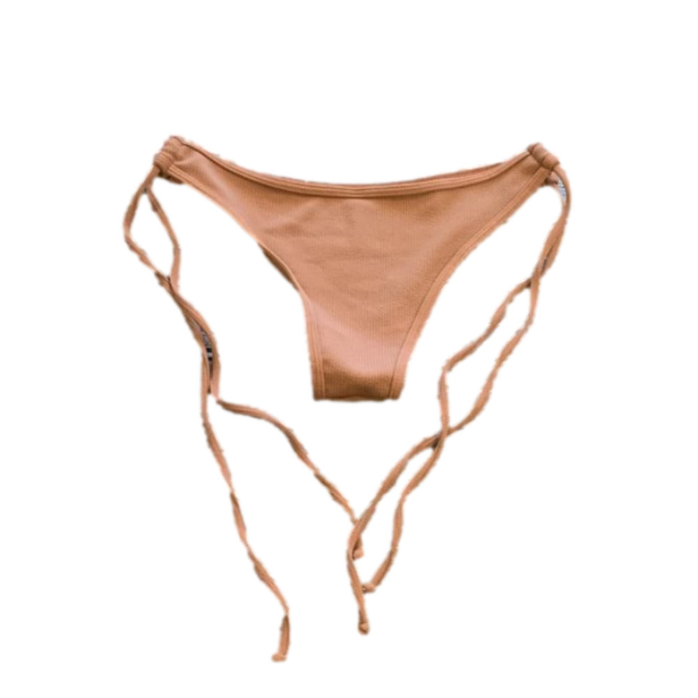ZAFUL Brown Strappy Bikini Bottoms NWOT